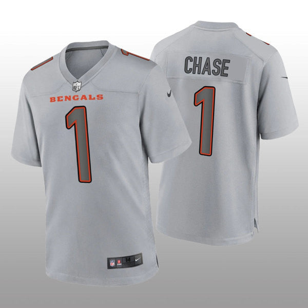 Ja'Marr Chase Cincinnati Bengals gray Game jersey