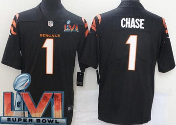 Ja'Marr Chase Cincinnati Bengals black Vapor jersey