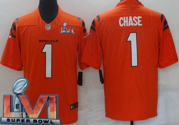 Ja'Marr Chase Cincinnati Bengals orange Vapor jersey