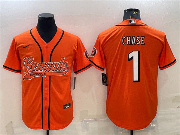 Ja'Marr Chase Cincinnati Bengals orange jersey