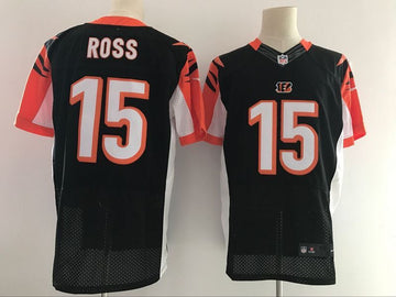 John Ross Cincinnati Bengals black Elite jersey
