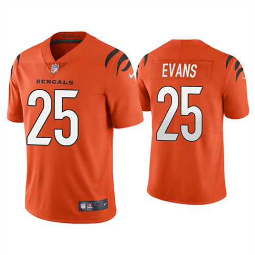 Chris Evans Cincinnati Bengals orange Vapor jersey