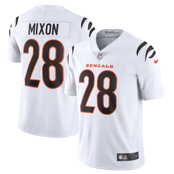 Joe Mixon Cincinnati Bengals white Vapor jersey