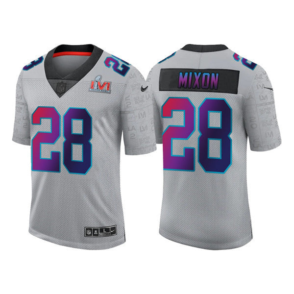 Joe Mixon Cincinnati Bengals gray Limited jersey