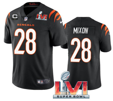 Joe Mixon Cincinnati Bengals black Vapor jersey
