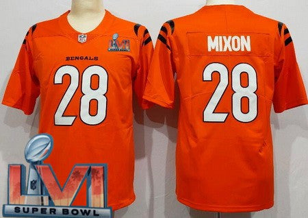 Joe Mixon Cincinnati Bengals orange Vapor jersey