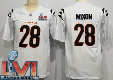 Joe Mixon Cincinnati Bengals white Vapor jersey