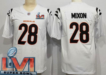 Joe Mixon Cincinnati Bengals white Vapor jersey