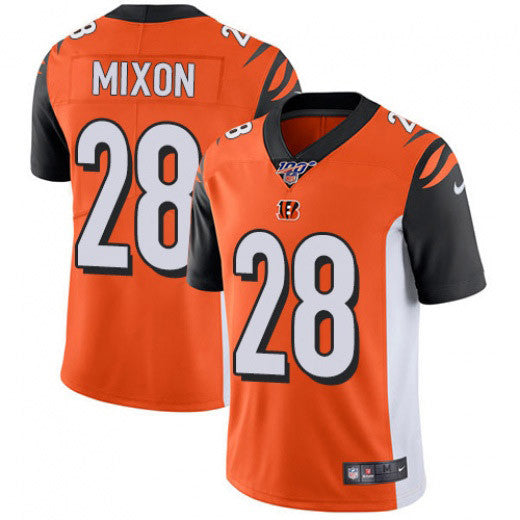 Joe Mixon Cincinnati Bengals orange Vapor jersey