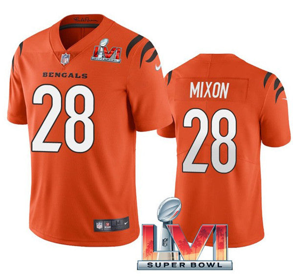 Joe Mixon Cincinnati Bengals orange Vapor jersey
