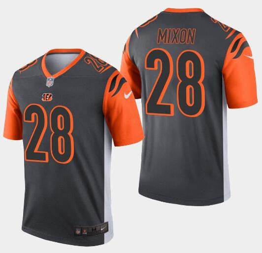 Joe Mixon Cincinnati Bengals silver Inverted Legend jersey