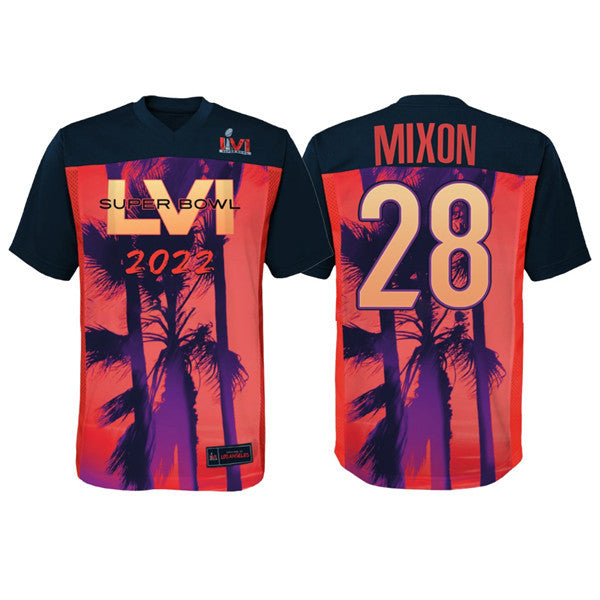 Joe Mixon Super Bowl LVI Cincinnati Bengals red jersey