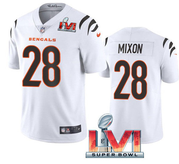 Joe Mixon Cincinnati Bengals white Vapor jersey