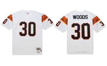 Ickey Woods Cincinnati Bengals white jersey
