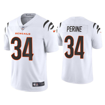 Samaje Perine Cincinnati Bengals white Vapor jersey
