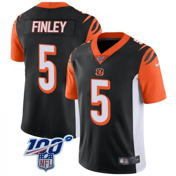 Ryan Finley Cincinnati Bengals black Vapor jersey