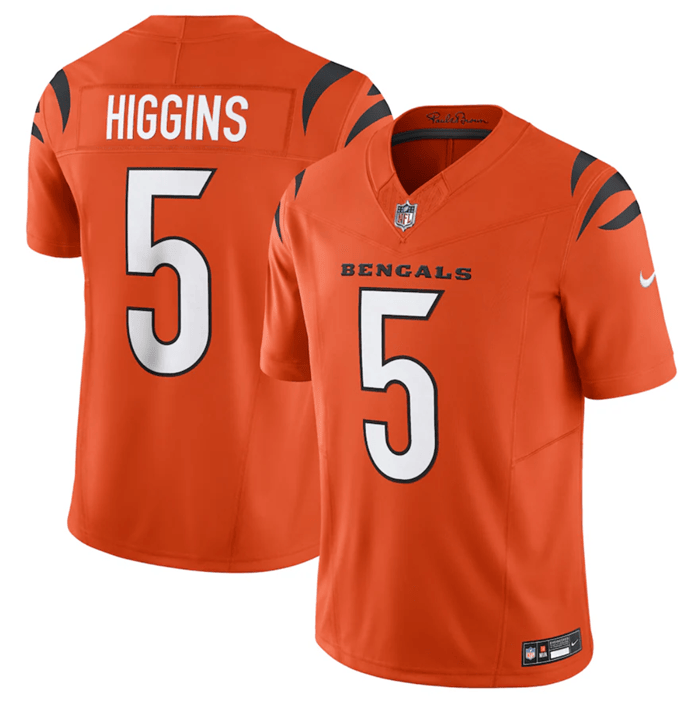 Tee Higgins Cincinnati Bengals orange Untouchable jersey