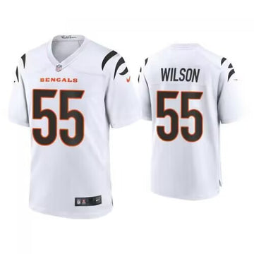 Logan Wilson Cincinnati Bengals white Game jersey