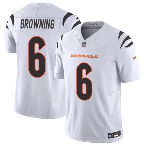 Jake Browning Cincinnati Bengals white Untouchable jersey