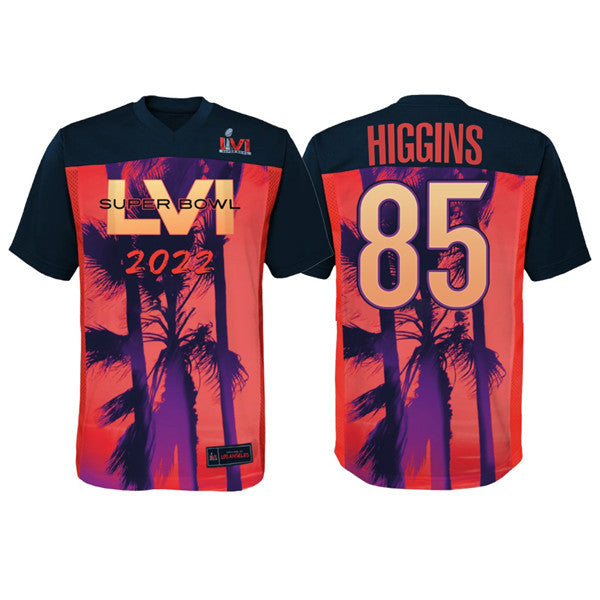 Tee Higgins Super Bowl LVI Cincinnati Bengals red jersey