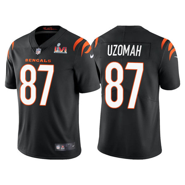 C.J. Uzomah Cincinnati Bengals black Vapor jersey