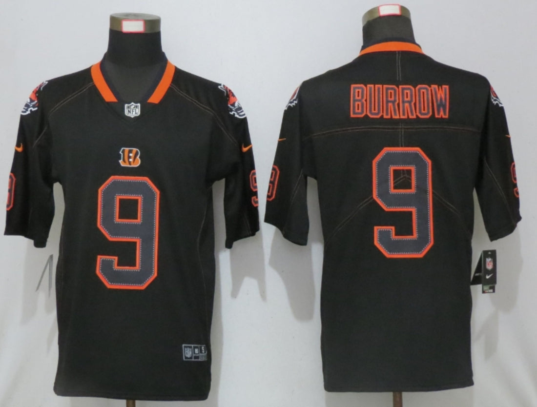 Joe Burrow Cincinnati Bengals black Color Rush jersey