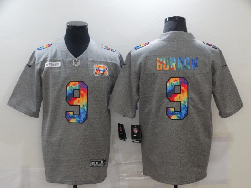 Joe Burrow Cincinnati Bengals grey Limited jersey