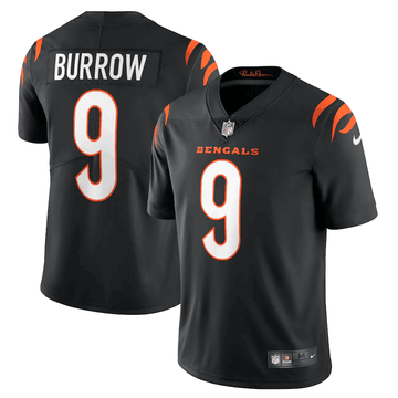 Joe Burrow Cincinnati Bengals black Vapor jersey