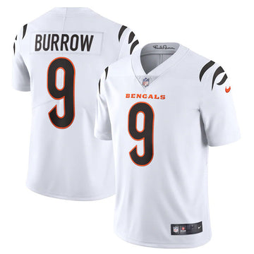 Joe Burrow Cincinnati Bengals white Vapor jersey