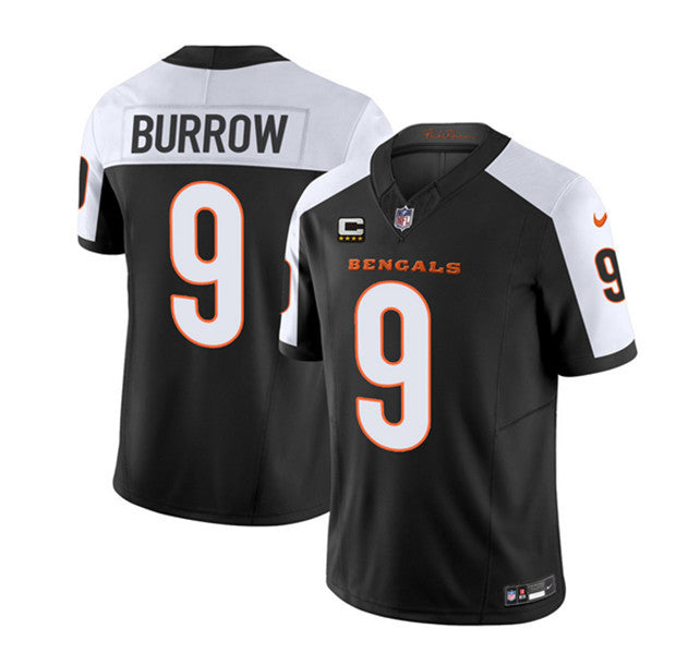 Joe Burrow Cincinnati Bengals black Vapor jersey