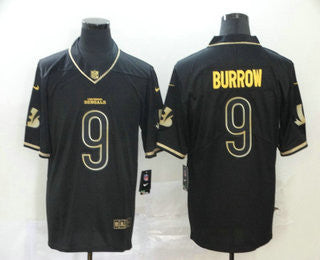 Joe Burrow Cincinnati Bengals black jersey
