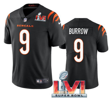Joe Burrow Cincinnati Bengals black Vapor jersey