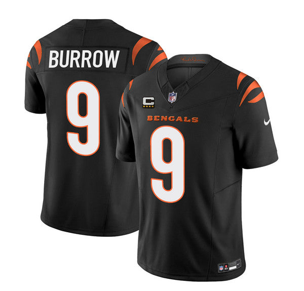 Joe Burrow Cincinnati Bengals black Vapor jersey