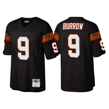 Joe Burrow Cincinnati Bengals black Throwback jersey