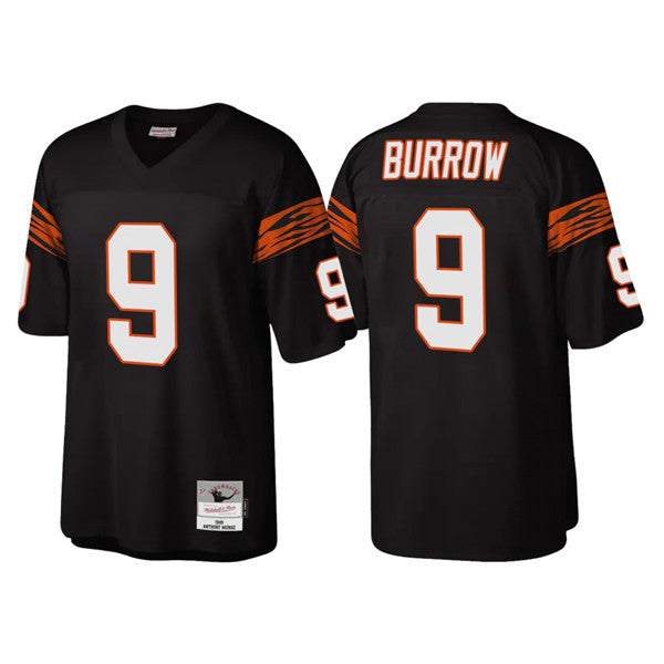 Joe Burrow Cincinnati Bengals black Throwback jersey
