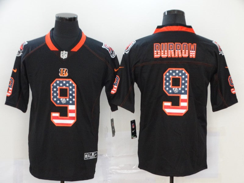 Joe Burrow Cincinnati Bengals black Limited jersey