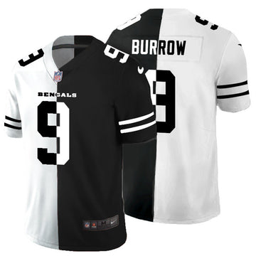 Joe Burrow Cincinnati Bengals black Split jersey