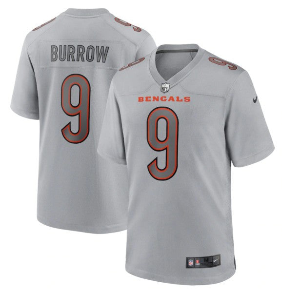 Joe Burrow Cincinnati Bengals gray Game jersey