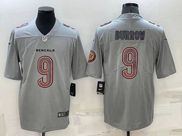 Joe Burrow Cincinnati Bengals gray Fashion jersey