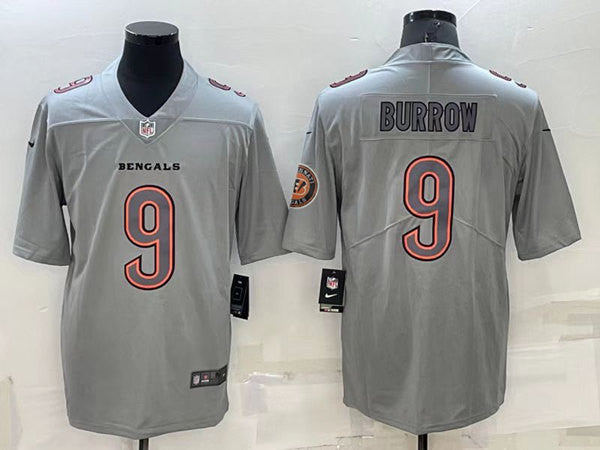 Joe Burrow Cincinnati Bengals gray Fashion jersey