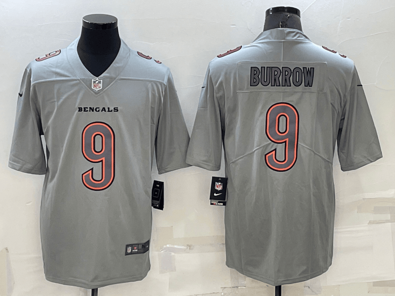 Joe Burrow Cincinnati Bengals grey Vapor jersey