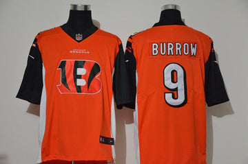 Joe Burrow Cincinnati Bengals orange Vapor jersey