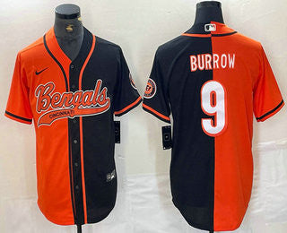 Joe Burrow Cincinnati Bengals orange jersey