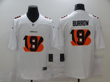 Joe Burrow Cincinnati Bengals white Vapor jersey