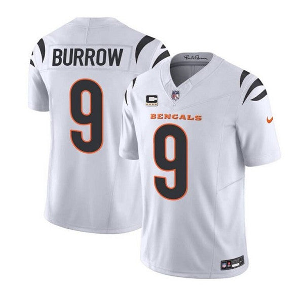 Joe Burrow Cincinnati Bengals white Vapor jersey