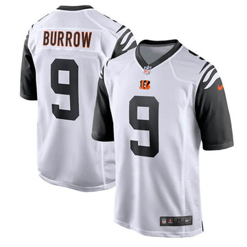 Joe Burrow Cincinnati Bengals white Game jersey