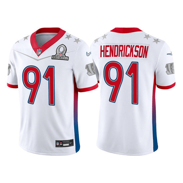 Trey Hendrickson Cincinnati Bengals white jersey