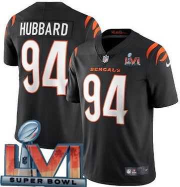 Sam Hubbard Cincinnati Bengals black Vapor jersey