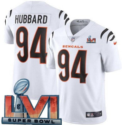 Sam Hubbard Cincinnati Bengals white Vapor jersey
