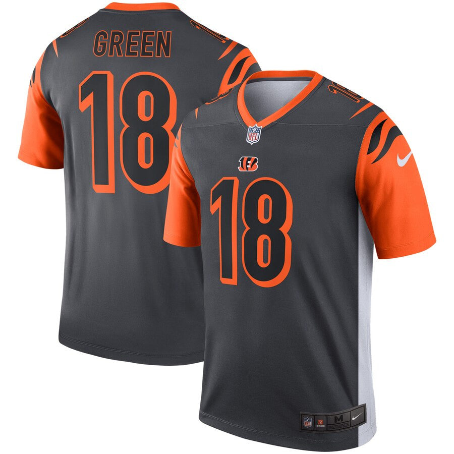 A.J. Green Cincinnati Bengals silver Inverted Legend jersey